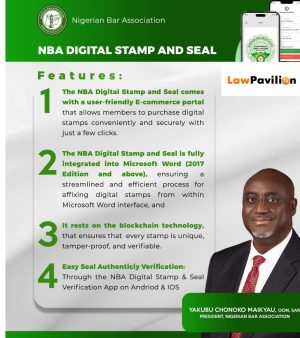 YC Maikyau’s NBA Administration Introduces Blockchain-Powered Digital Stamp and Seal