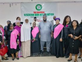 NBA Women Forum Chairperson Huwaila Muhammad Ibrahim Visits NBA Bwari Branch, Presents National Executive Officers