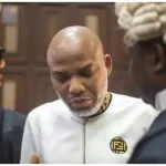 Nnamdi Kanu Requests Justice Nyako’s Recusal Over Alleged Bias in Trial, Judge Agrees to Step Down