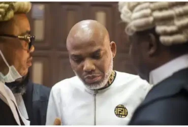 Nnamdi Kanu Requests Justice Nyako’s Recusal Over Alleged Bias in Trial, Judge Agrees to Step Down