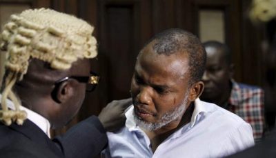 Nnamdi Kanu’s Lawyers Accuse DSS of Blocking Court-Ordered Visits