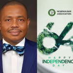 NIGERIAN BAR ASSOCIATION INDEPENDENCE DAY MESSAGE ON THE OCCASION OF NIGERIA’S 64TH INDEPENDENCE ANNIVERSARY