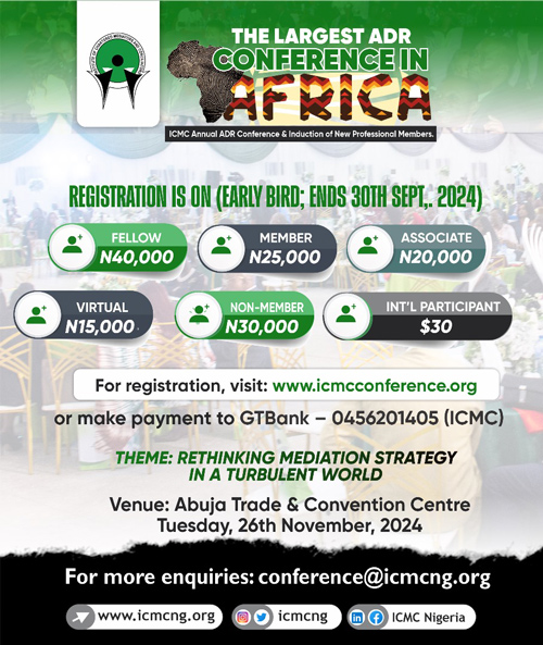 Chief Emeka Akajiugo Obegolu Invites You to the 2024 ADR Conference