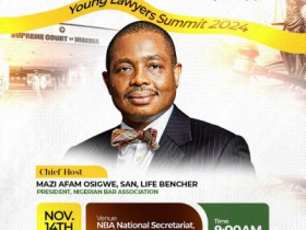 Mazi Afam Osigwe, SAN, Addresses Young Lawyers at the YLF Abuja Branch Summit