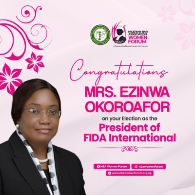 NBA Women Forum Celebrates Ezinwa Okoroafor’s Historic Appointment as FIDA International President.