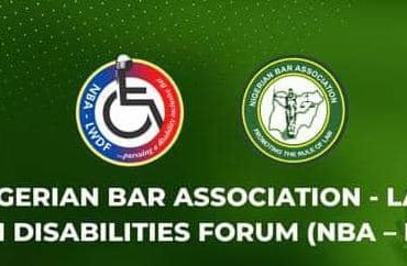 THE NIGERIAN BAR ASSOCIATION LAWYERS WITH DISABILITIES FORUM COMMEMORATES THE INTERNATIONAL DAY OF PERSONS WITH DISABILITIES