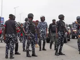 Heavy Police Presence at Magodo Estate Amid Protests for Dele Farotimi’s Release