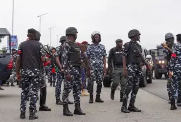 Heavy Police Presence at Magodo Estate Amid Protests for Dele Farotimi’s Release