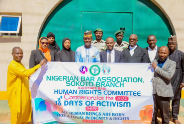 16 DAYS OF ACTIVISM, NBA SOKOTO BRANCH SECURED THE RELEASE OF 7 INMATES