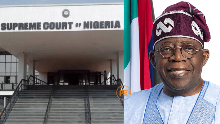 Supreme Court Dismisses Suit Seeking Tinubu’s Removal, Fines Plaintiff N5 Million