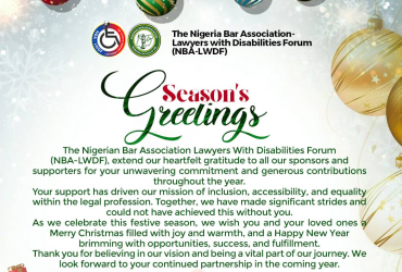 A Heartfelt Appreciation from the NBA-Lawyers With Disabilites Forum (NBA-LWDF)