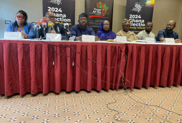 NBA President Mazi Afam Osigwe, SAN, and NBA-YLF Chairman Timothy Clement Attend Yiaga Africa's Report on 2024 Ghana Elections