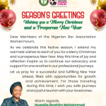 Dear Members of the Nigerian Bar Association Women Forum,