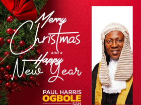 Holiday Greetings from Paul Harris Ogbole SAN