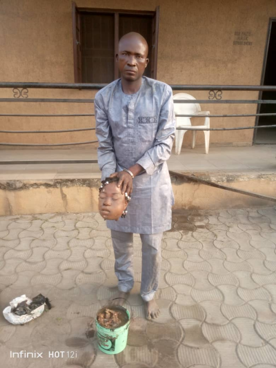 Ogun State: Man Arrested With Fresh Human Head