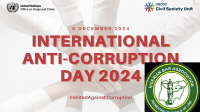 NBA President Advocates Youth Empowerment in Anti-Corruption Fight on International Anti-Corruption Day