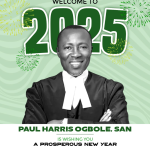 Paul Harris Ogbole, SAN, Wishes You a Prosperous New Year