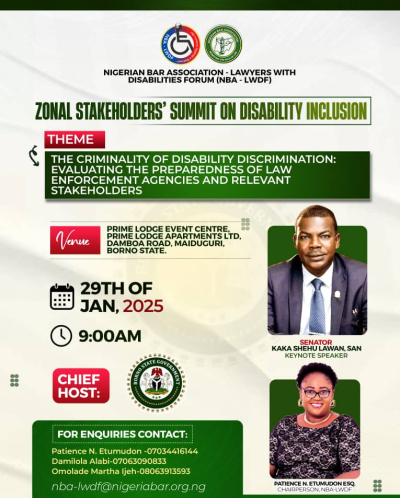 NBA-LWD: Hosts Zonal Stakeholders Summit.