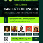 YOUNG LAWYERS FORUM, NBA GARKI BRANCH WEBINAR SERIES: CAREER BUILDING 101