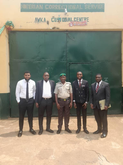 NBA-YLF Anaocha Advocates for Justice at Awka Correctional Centre