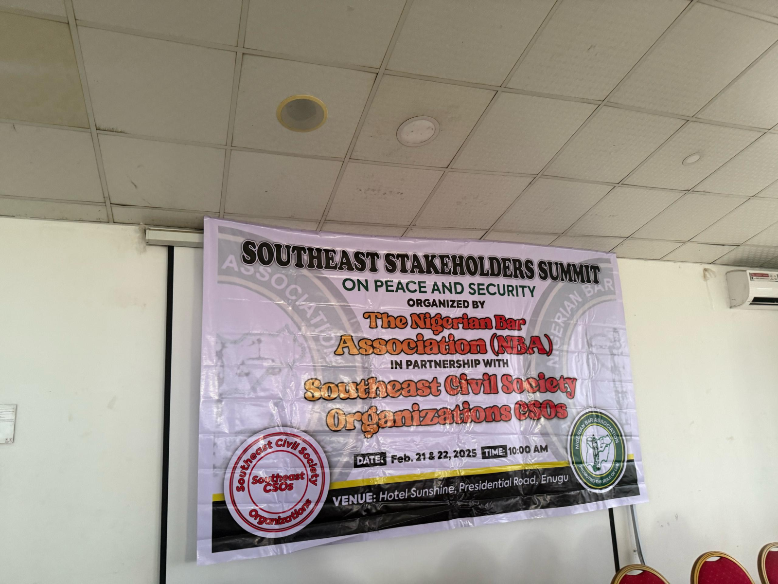 NBA & Southeast Stakeholders Set to Host Summit on Peace and Security