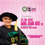 Hon. Justice Amina Augie Appointed Pro-Chancellor of Wigwe University—NBAWF Extends Congratulations