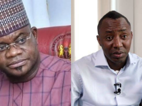 Tension at Abuja High Court as Security Agents Clash with Sowore During Yahaya Bello’s Trial