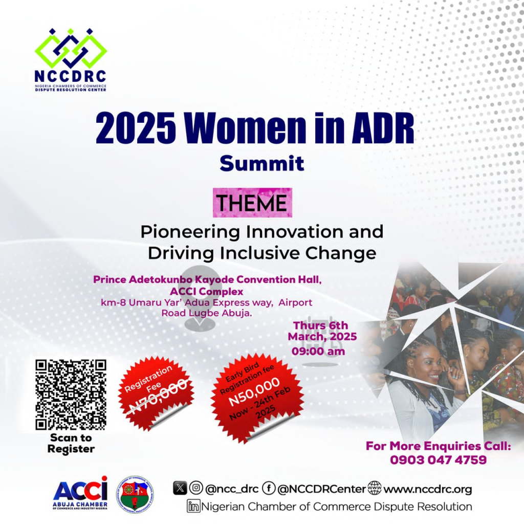 NCC-DRC Hosts Women in ADR Summit for IWD 2025