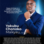 HAPPY 60TH BIRTHDAY TO Y. C. MAIKYAU, SAN