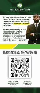 Chief Emeka Obegolu, SAN, Urges Legal Professionals to Review NBA Remuneration Order 2023