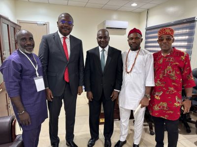 Chief Emeka Obegolu, SAN, Pays Advocacy Visit to Delta State Ministry of Justice
