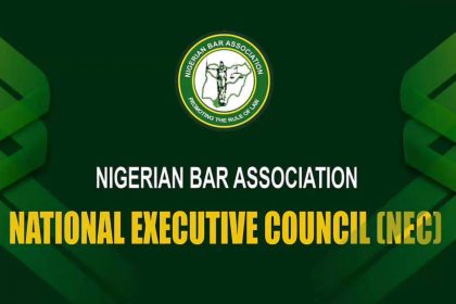 NOTICE OF MEETING OF THE NATIONAL EXECUTIVE COUNCIL OF NIGERIAN BAR ASSOCIATION.