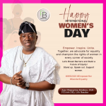 International Women’s Day Message from Aare Olumuyiwa Akinboro SAN, FCIArb (UK), Life Bencher