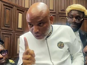 Nnamdi Kanu Files Two Lawsuits Over Rights Violations, Demands ₦100 Billion Damages, Trial Transfer to South-East