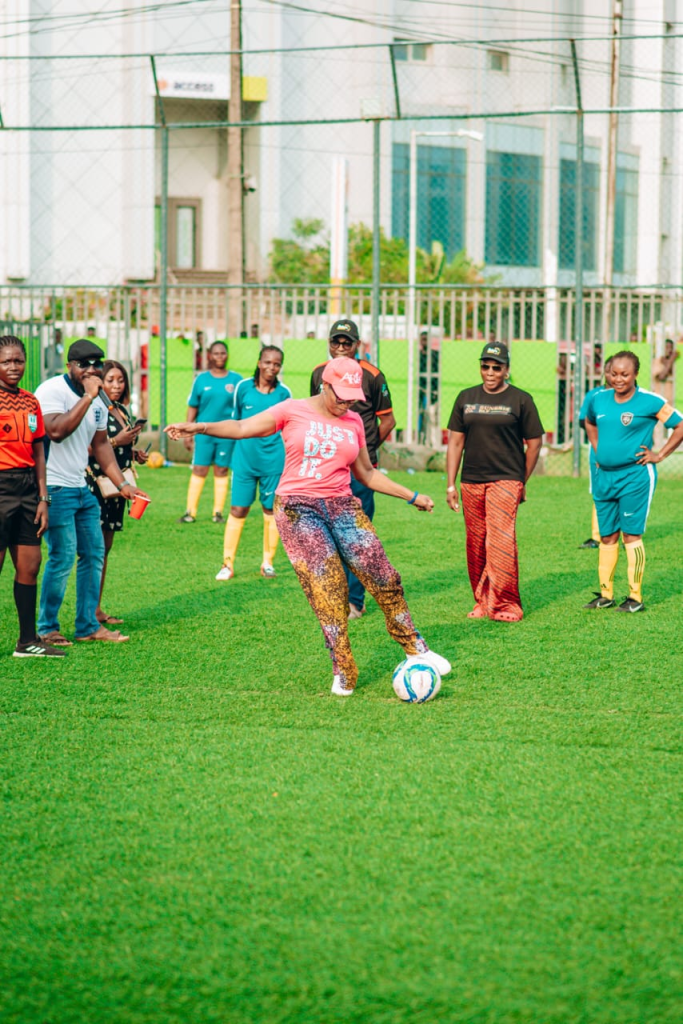 Mrs. Oyinkansola Badejo-Okusanya: Champion of Women’s Football at NBA Lagos Football Premier League Kickoff