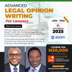 Advanced Legal Opinion Writing for Lawyers: NBA-ICLE Accredited Training