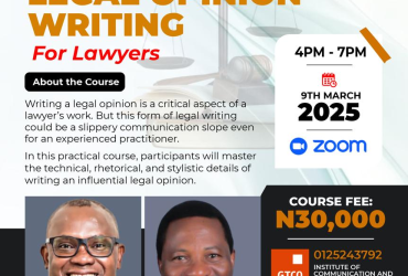 Advanced Legal Opinion Writing for Lawyers: NBA-ICLE Accredited Training