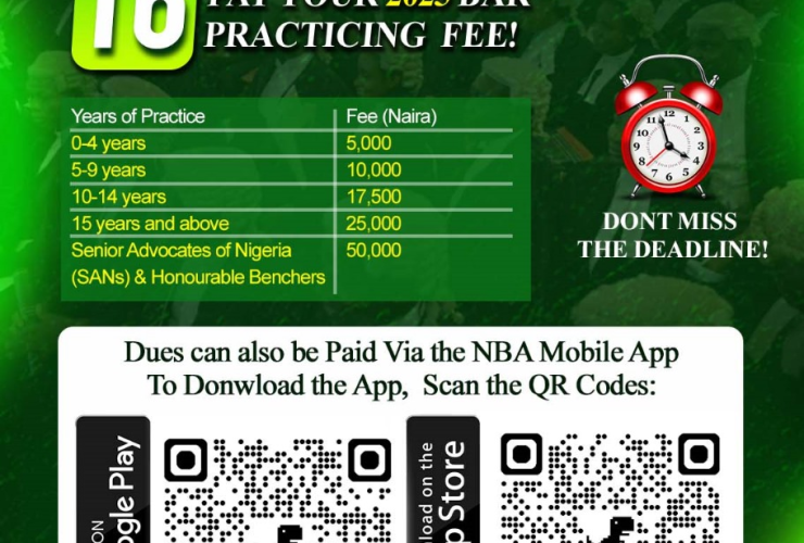 16 Days Left to Pay Your 2025 Bar Practicing Fee – Don't Miss the Deadline!