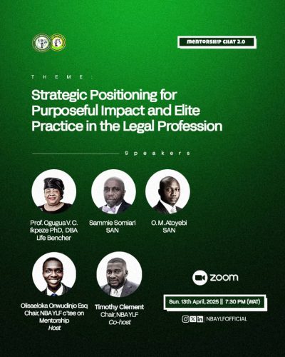 NBA-YLF Unveils Mentorship Chat 2.0 with Elite Legal Minds