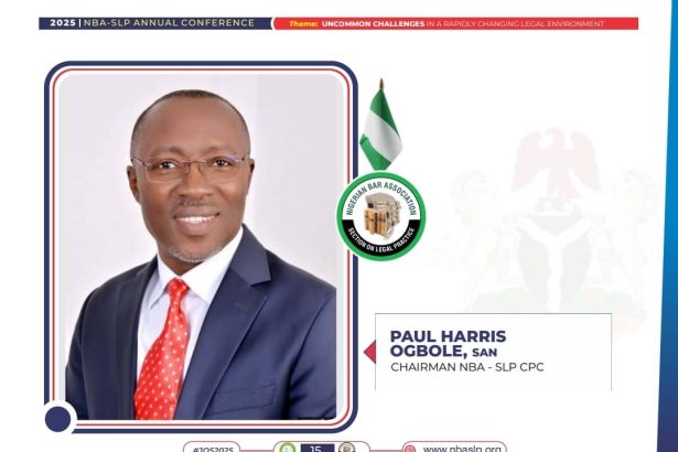 Chairman Paul Harris Ogbole, SAN, Hails Successful NBA-SLP 2025 Conference and Commends Stakeholders