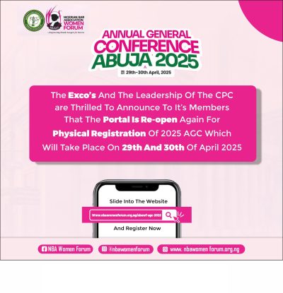 Have You Registered for the NBA Women Forum 2025 Conference in Abuja?