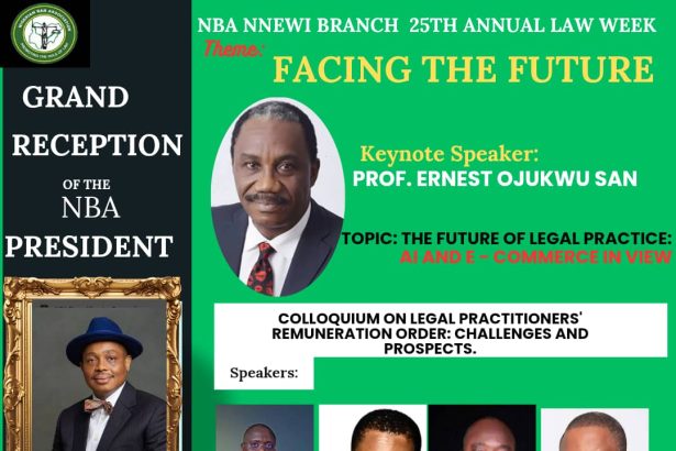 Breaking: Aare Olumuyiwa Akinboro, SAN, to Speak at NBA Nnewi Law Week on Legal Practitioners' Remuneration Order