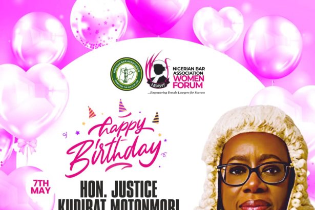 NBAWF: Heartfelt Birthday Wishes to the Hon. Chief Justice of Nigeria, Hon. Justice Kudirat Motonmori Olatokunbo Kekere-Ekun, GCON