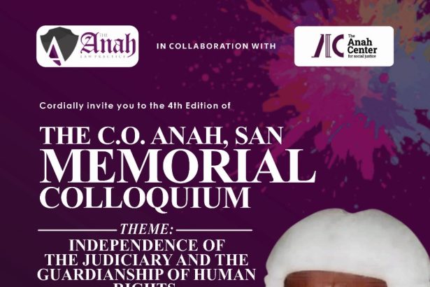 The Anah Law Practice and The Anah Center for Social Justice Invite Public to 4th C.O. Anah, SAN, Memorial Colloquium