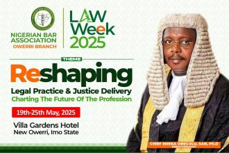 Chief Emeka Obegolu, SAN, Ph.D, Joins 2025 NBA Owerri Law Week as Discussant This Afternoon