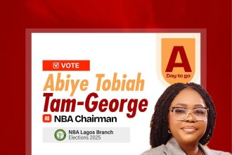 Momentum Builds as Abiye Tam-George Declares for NBA Lagos Branch Chairmanship