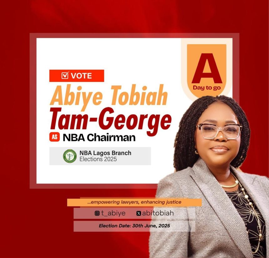 Momentum Builds as Abiye Tam-George Declares for NBA Lagos Branch Chairmanship