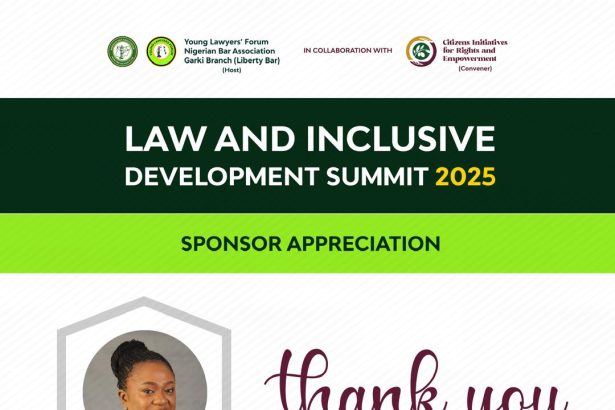 A Grateful Salute to Our Bronze Sponsor – Prof. Folake Dada-Lawanson