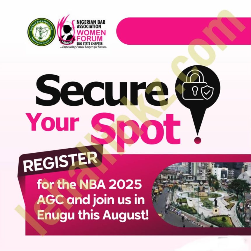 NBAWF MEMBERSHIP NOTICE & 2025 AGC PREPARATION UPDATE