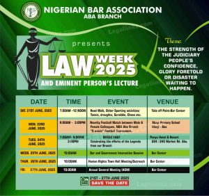 NBA Aba Branch Law Week 2025: A Call to Reawaken the Judiciary
